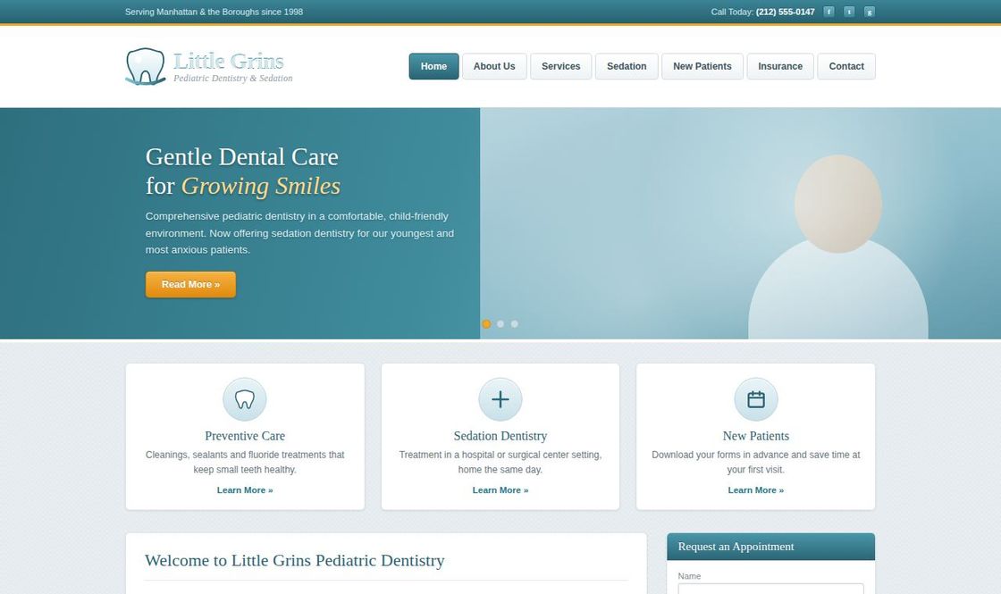 The previous littleGRINS homepage, reconstructed